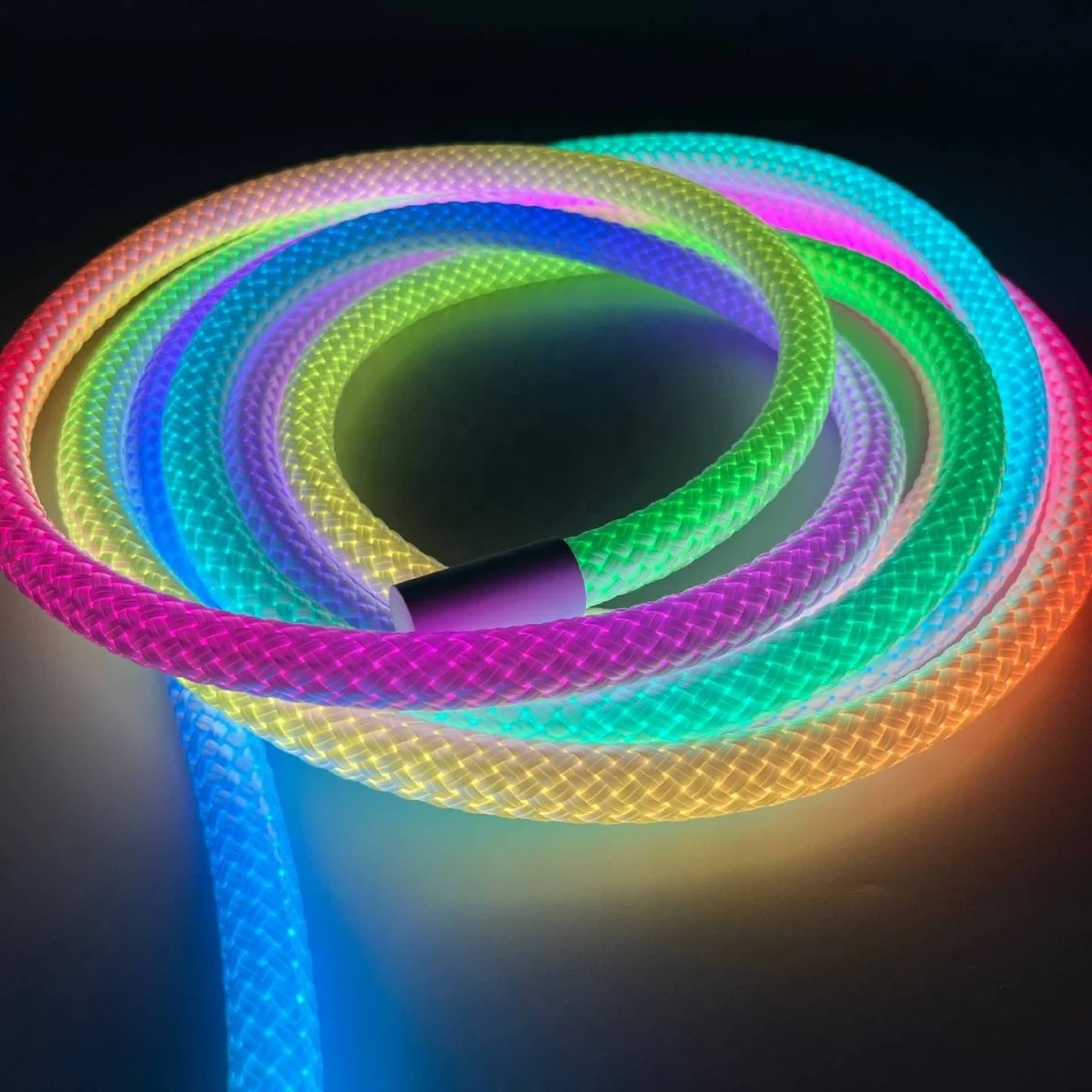 DC12/24 В IP67 уличный внутренний адрес RGB RGBIC 360 градусов светодиодный пиксельный светильник Светодиодная трубка светодиодная неоновая веревка