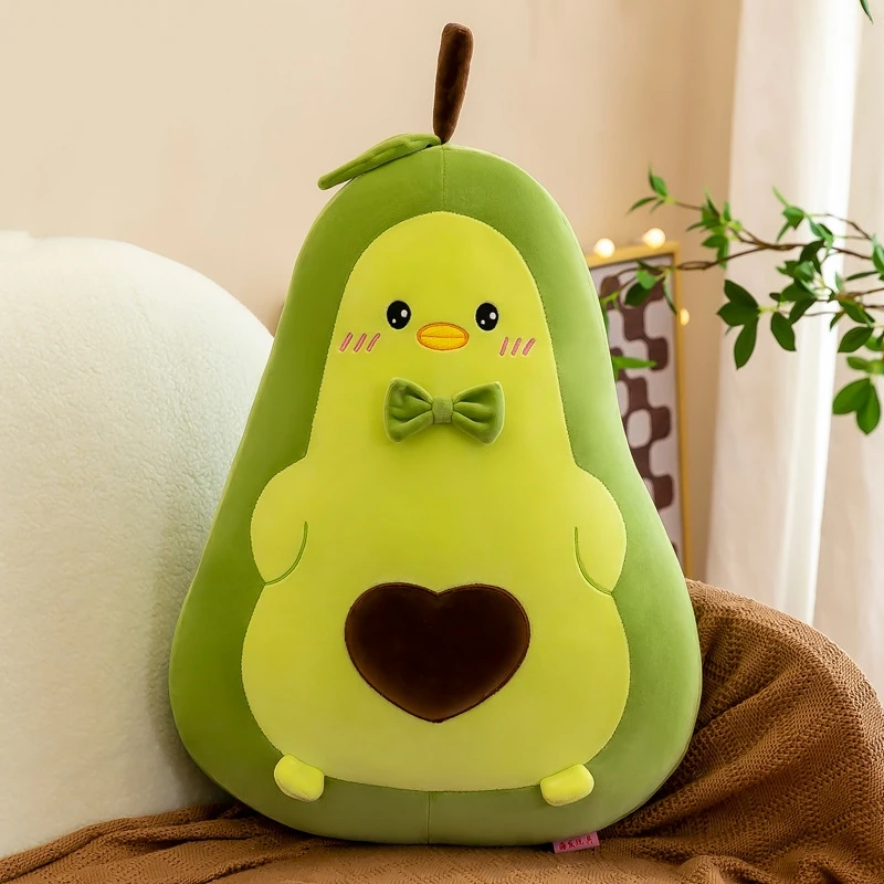 YIWU AULLAN  2022 Cute Fruit Avocado Cuddle Shaped Soft Pillow Stuffed Doll Cushion Plush Toys