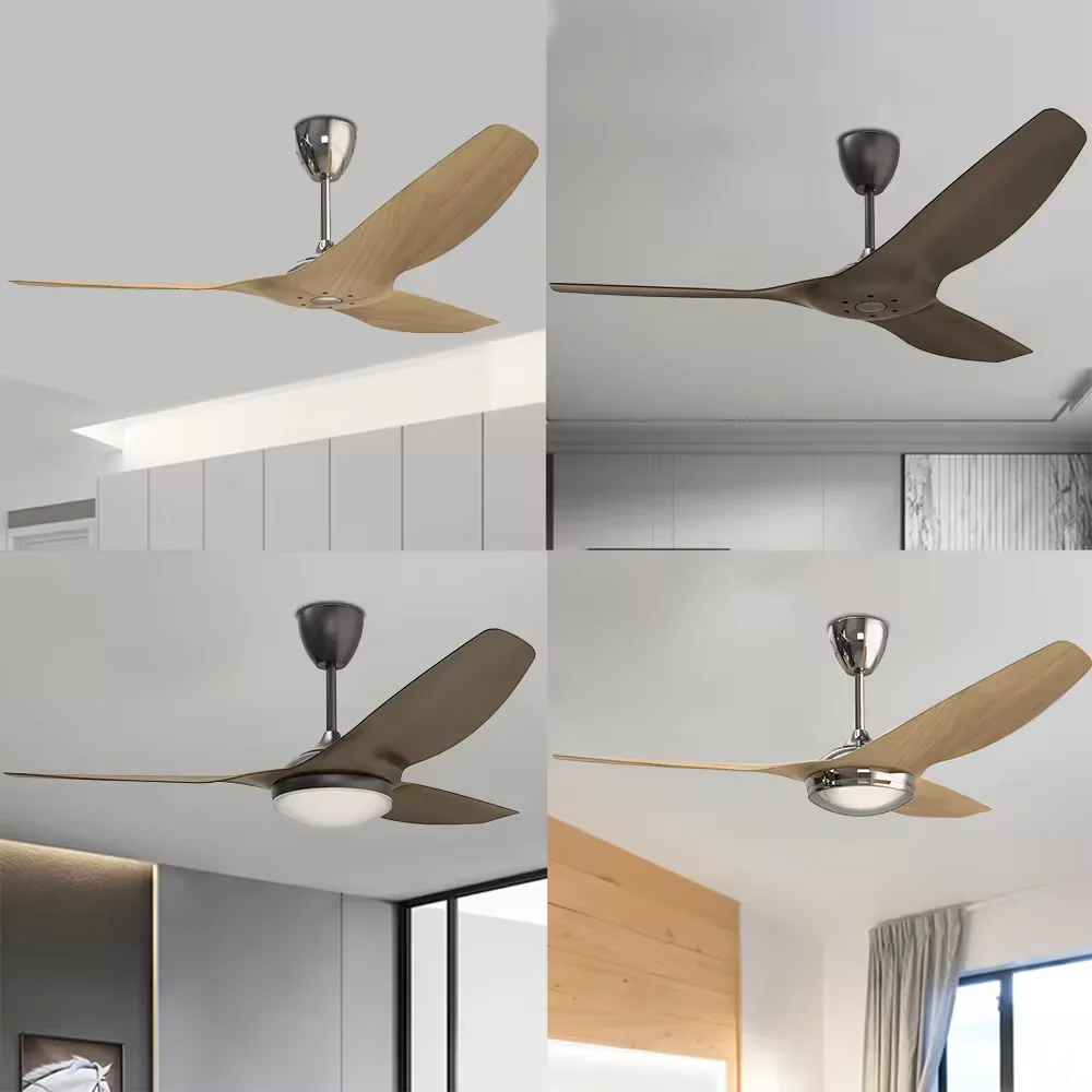 Philippines Vietnam 48 Inch 42 Inch 52 Inch light led 3 ABS Blades Modern DC Motor Remote Control Bldc Ceiling Fan
