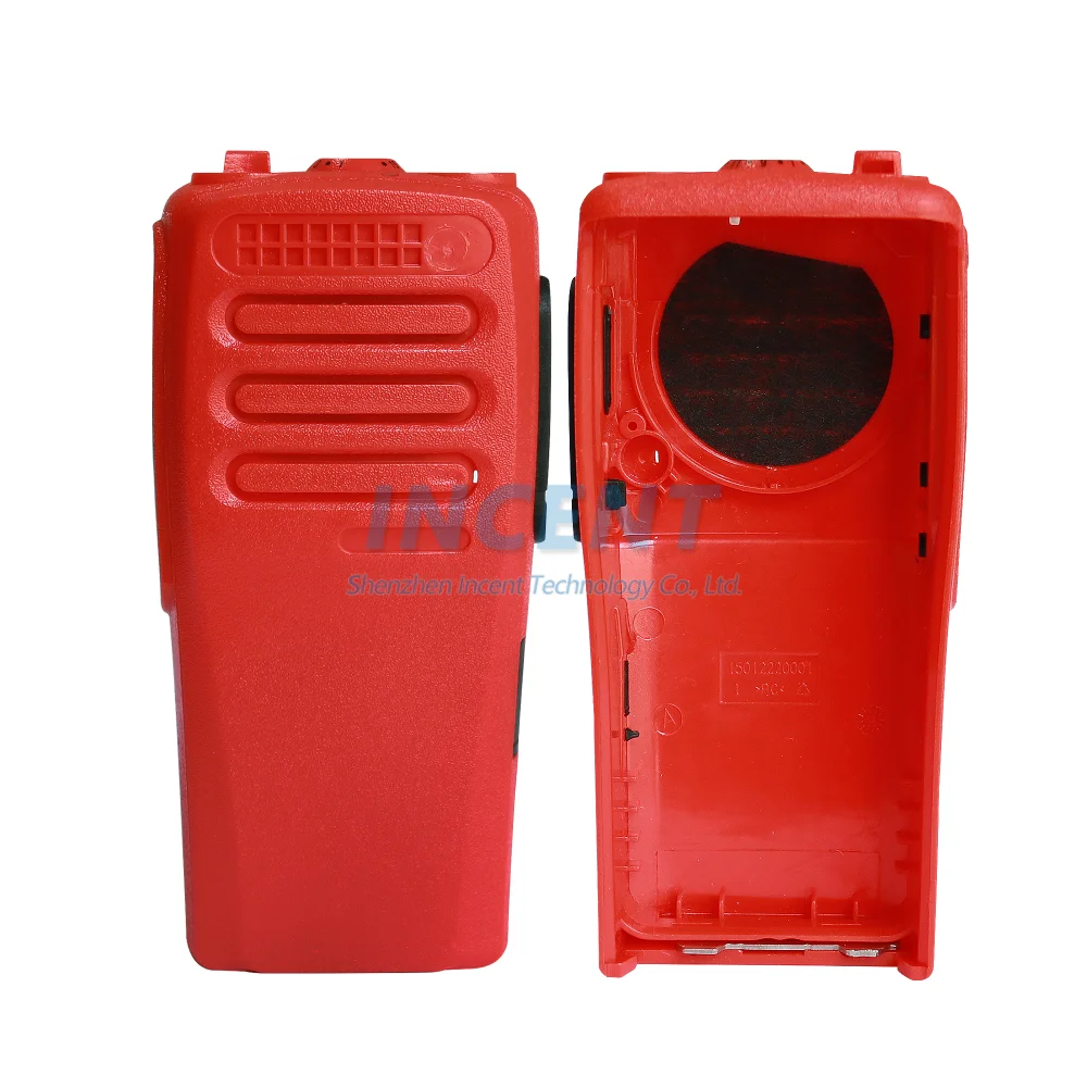 Red Walkie Talkie Replacement Repair Case Housing Cover Kit for CP200D DEP450 Portable Two Way Radio