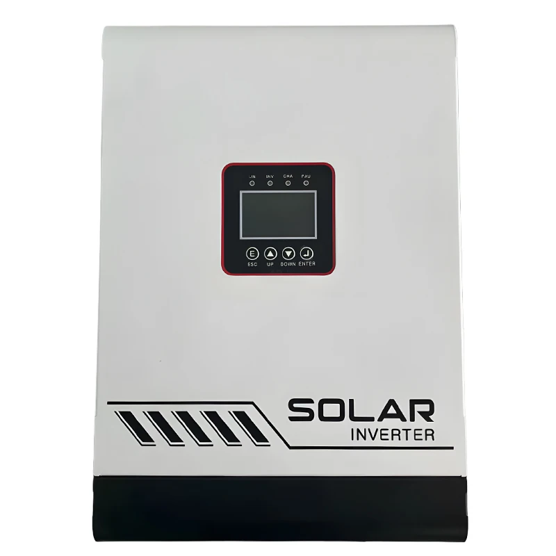Competitive Price New 100A MPPT Solar Inverter Single Hybrid Photovoltaic Inverter LED Home Use AC 60Hz Off-Grid Compatible