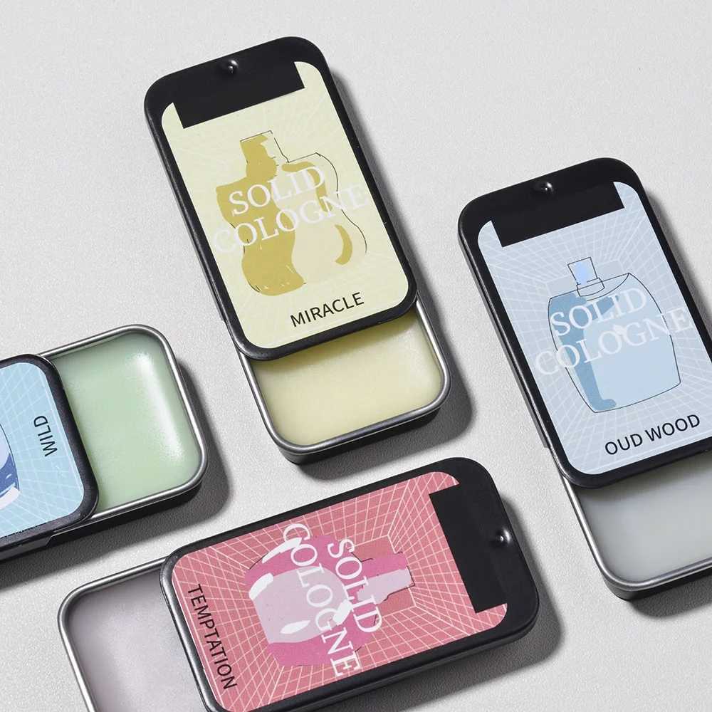 Perfume Wax Long Lasting Fragrance Balm Solid Perfume Private Label Original Custom Logo Fragrant Solid for Men Cream OEM Male