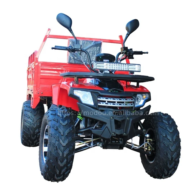 Trailer Farm ATV 150cc  All Terrain Vehicle 4 Wheel Motorcycle UTV  for Adults With Cargo Box