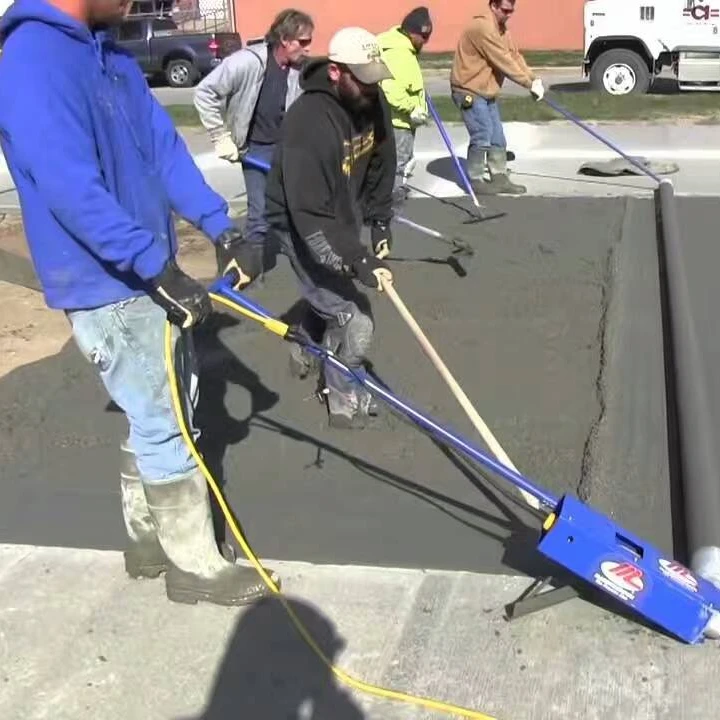 Shangdong Customizable tube paver high quality electric concrete leveling machine construction road surface paver