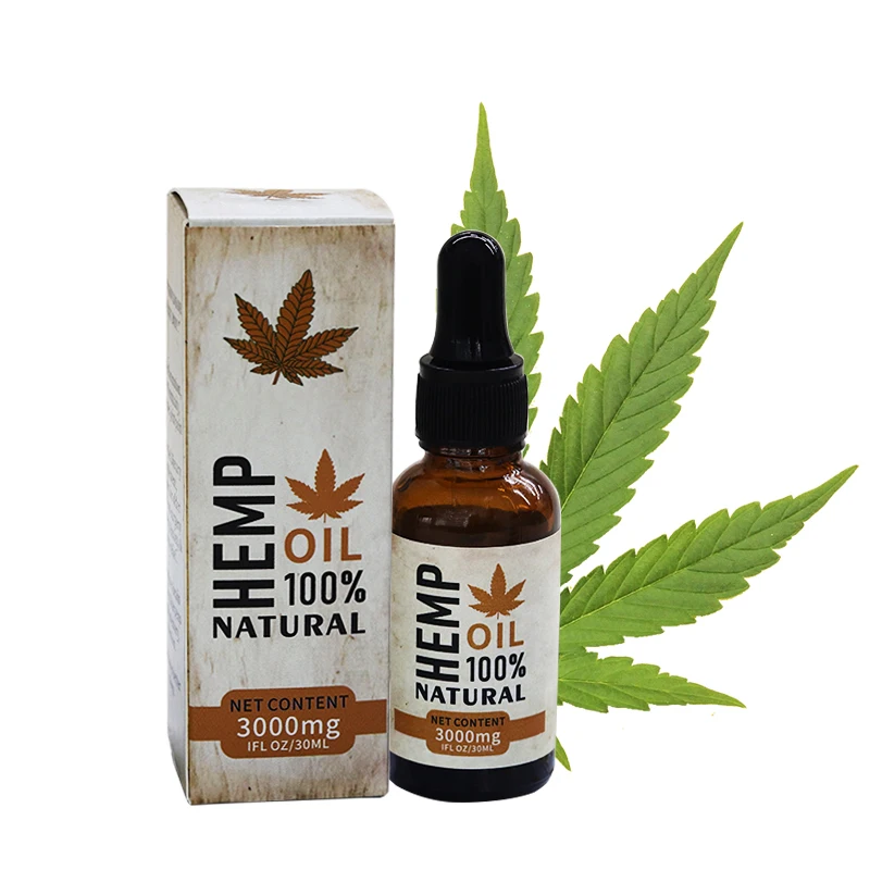 Custom Private Label Organic 3000mg Hemp Seed Co2 Herbal Extract Full Spectrum Natural Cannabidiol Cbd Oil