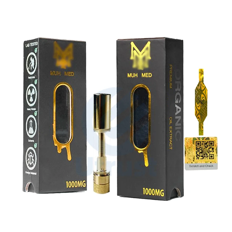 
 Highly Quality Muha Med Vape Cartridges Carts Empty 0.8ml 1ml Ceramic Glass Muha Med Vape Carts  