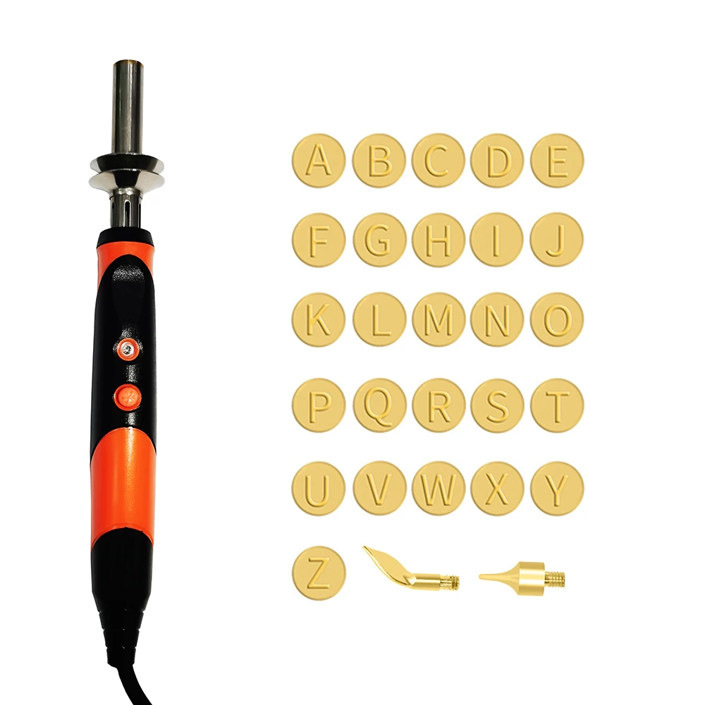 Aipudi Professional Pyrography Tools 30 in 1 Wood Burning Kit 30W Pyrography Pen With Letters Tips