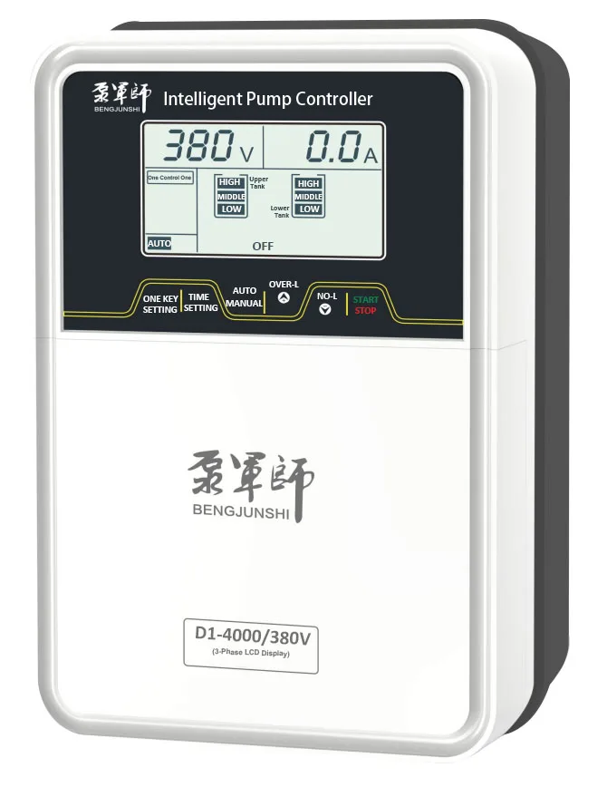 0.75-4KW Automatic Water Level&Pressure Single Pump Control Panel Box for industry