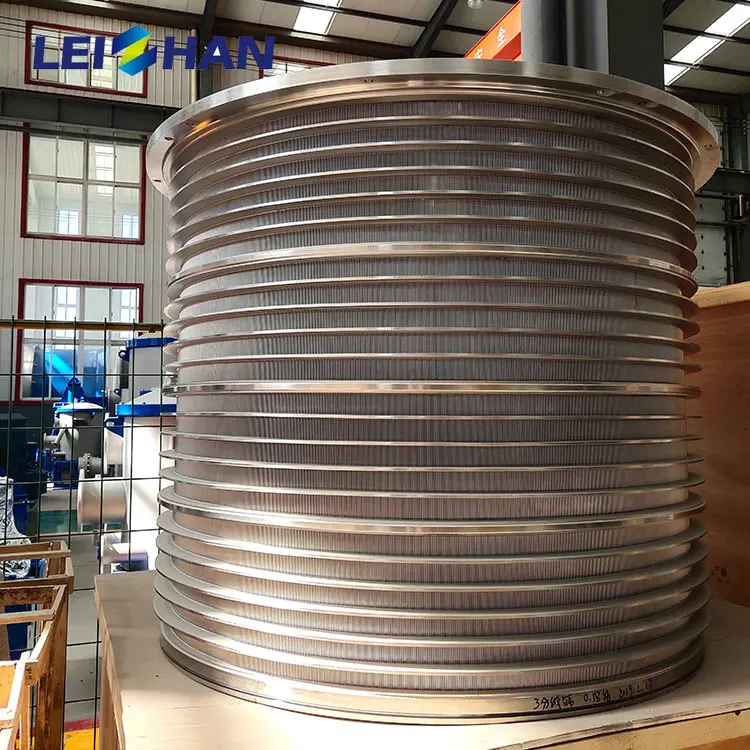 Paper Mill Paper Pulp Screening Machine Mid Consistency Pressure Screen Basket