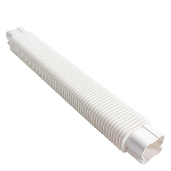 Mini Split Air Conditioner PVC Pipe Cover Set Decorative Line Cover for Building Materials