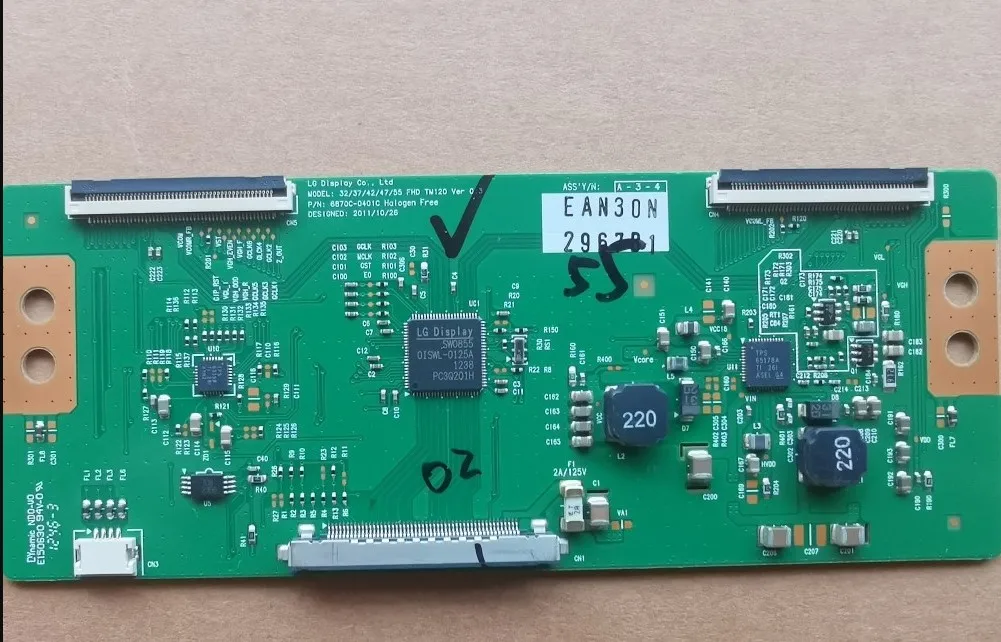 Custom Pcba  T-CON LCD logic board  32/37/42/47/55inch  6870C-0401C 6870C-0401B for  lg 37ls5600-zc   42LA620T