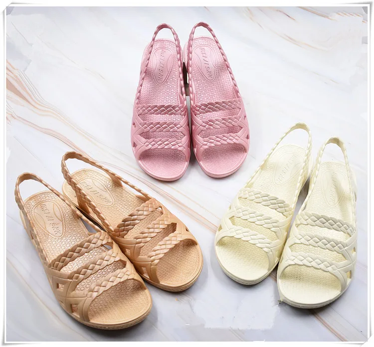 Hot Fashion Women Flat Sandals Dress Summer Flat Casual Women Shoes Diamond Buckle Slipper Shoes Daily Wear Party for Women