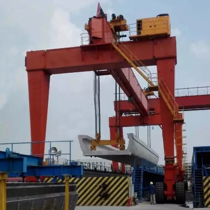 50 ton high quality factory price container handling equipment rubber tyre gantry crane