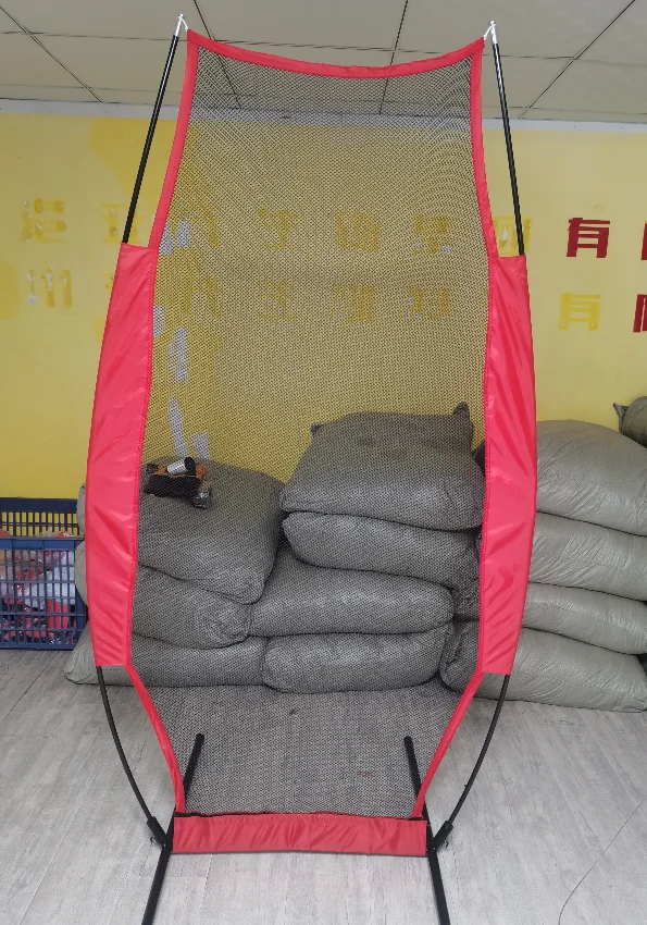 Nylon Net Baseball Pitching Backstop Net, Netting Baseball And Softball Practice Backstop Net Portable, Baseball Backstop