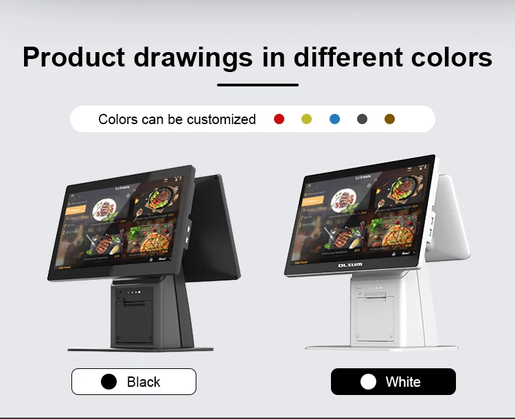 DLSUM for self-service kiosk touch screen industrial pc vending machines for retail items kiosk panel pc for restaurant hospital