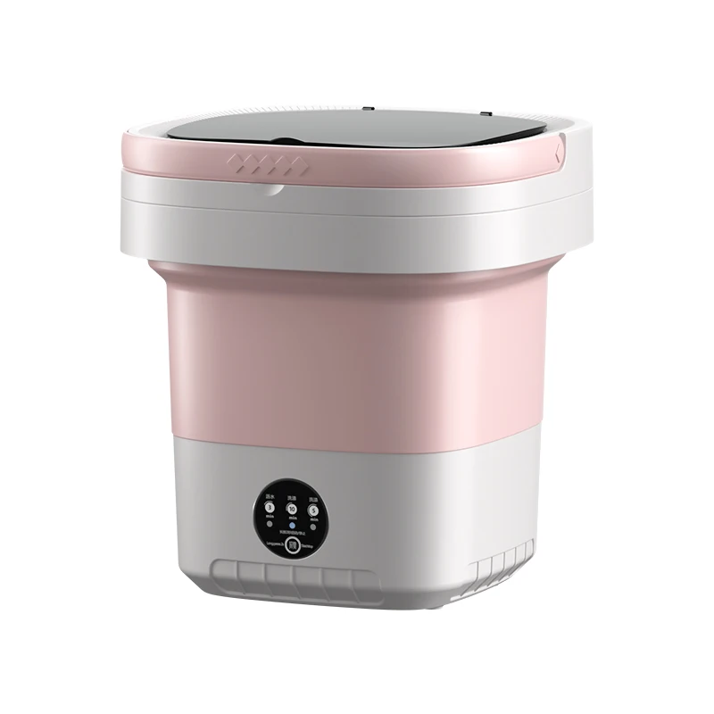 OEM Support 12L Home Use Portable Washing Machine Silicone Electric Mini Washing Machine Folding Mini Washer and Spinner