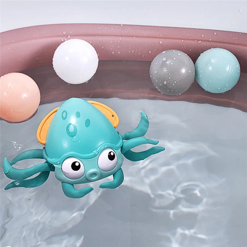 
Bath Toys Wind-up Octopus Pull Baby Walking Toys Animal Swimming Model Wind Up Toy shower 