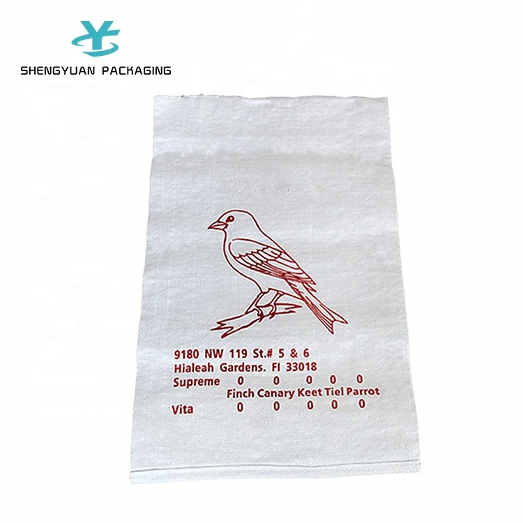 2021 Wholesale new arrival 50kg pp woven bag sack for Rice Corn Flour Feed with printing
