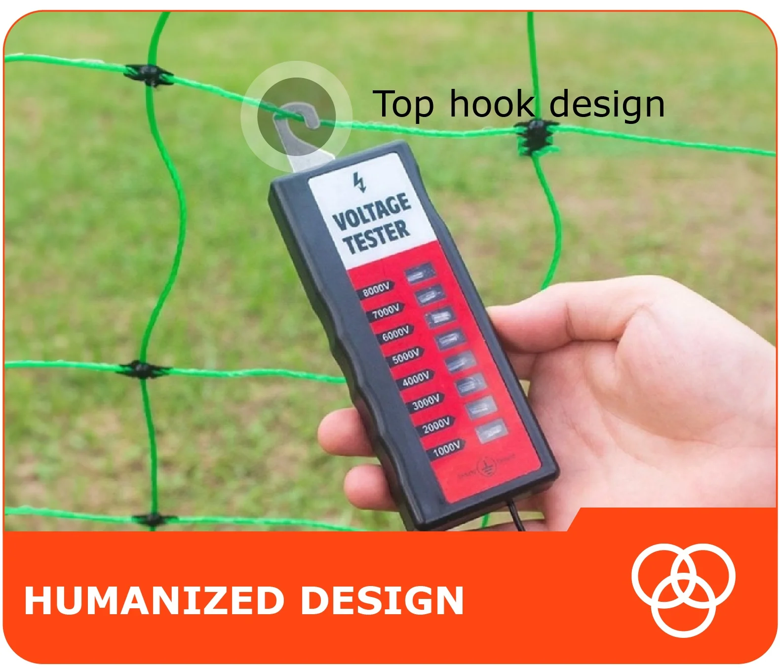 waterproof High Voltage Tester Fence Tester Electric Farm Fence Tester