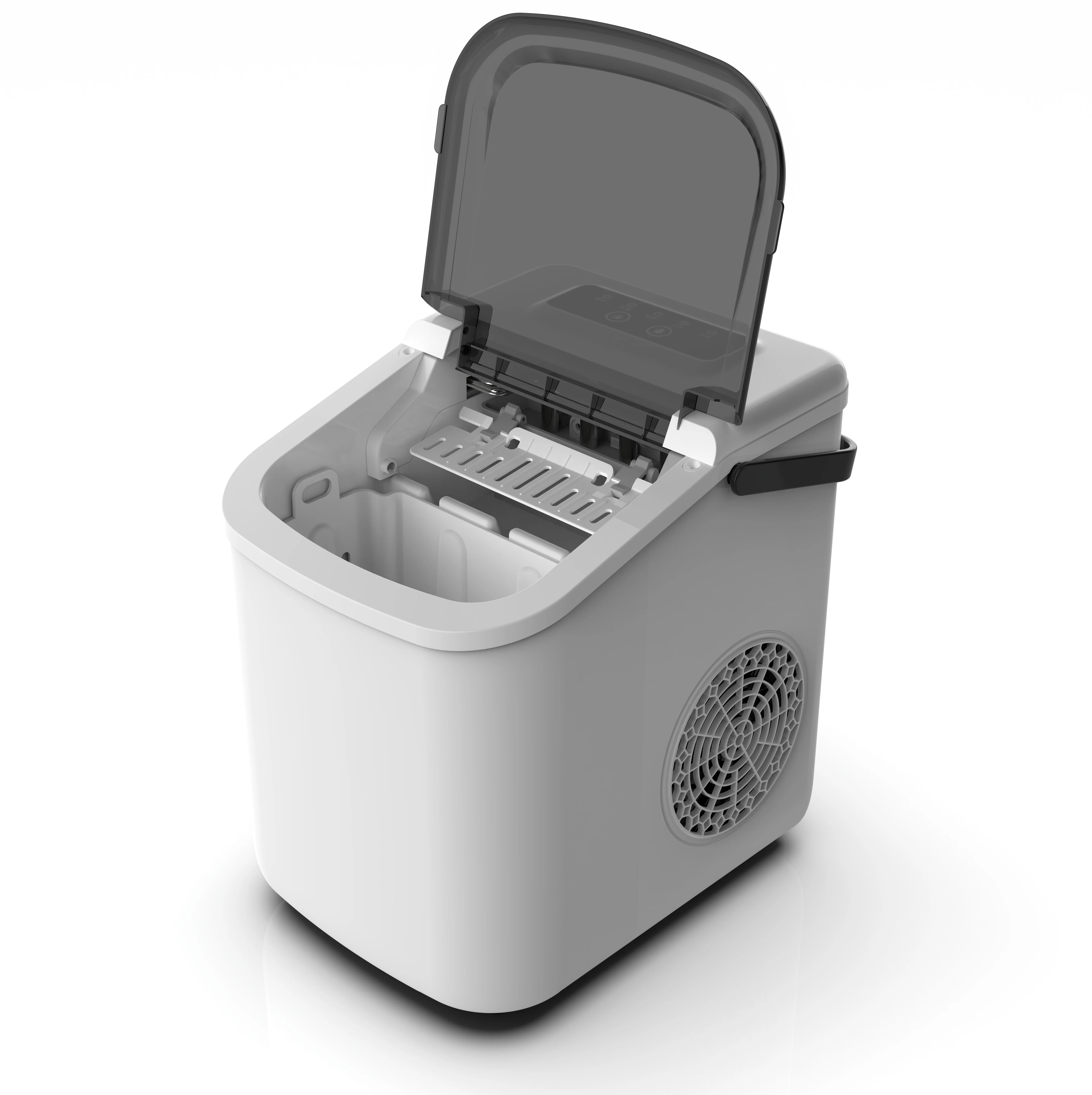 Gasny Factory Price Electric Stainless Steel Portable Ice Maker Machine With Ice Scoop First Ice In 8 Minutes 26 Pounds