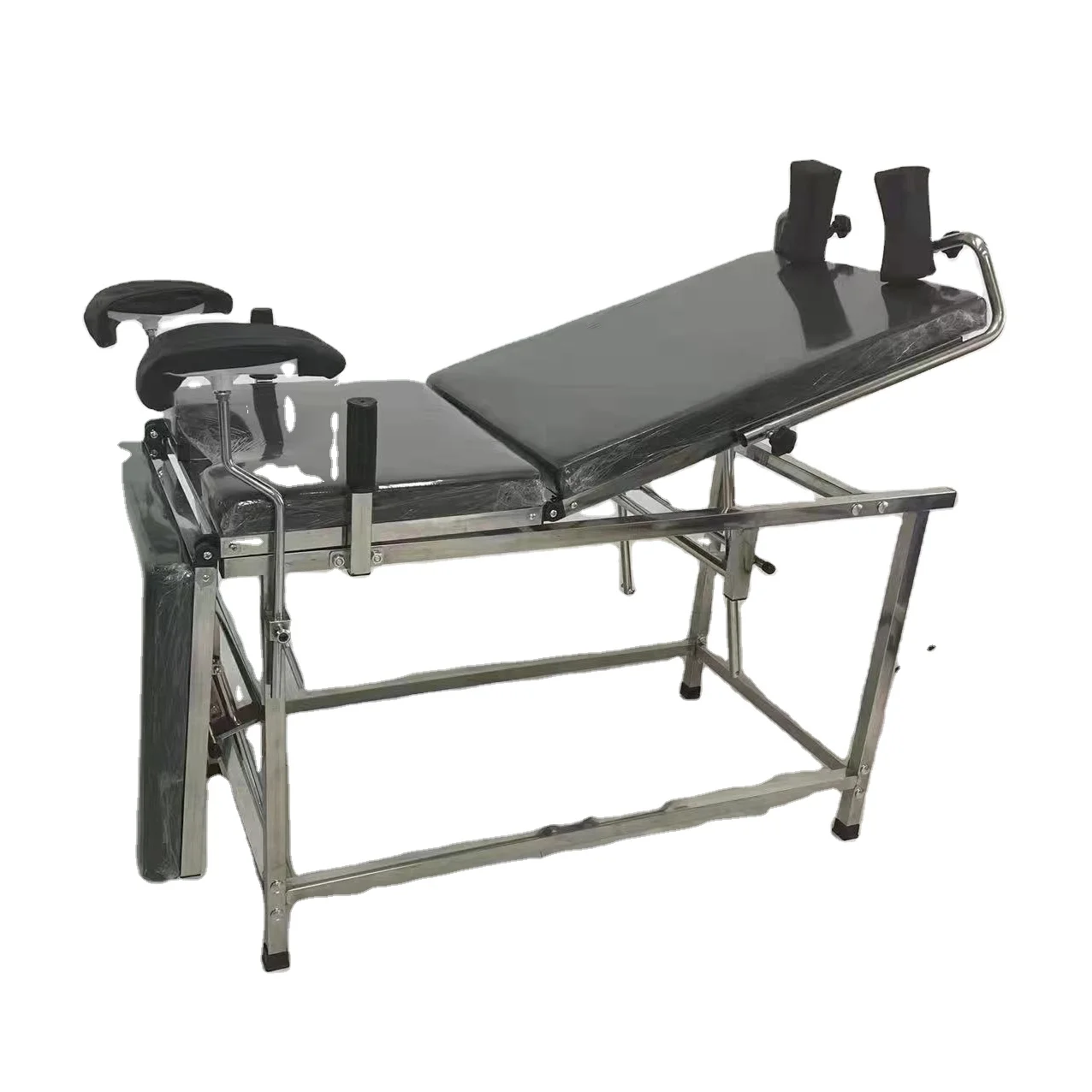 Hot sell cheap Stainless Steel Hospital Delivery Gynecological Bed Labour Examination Table