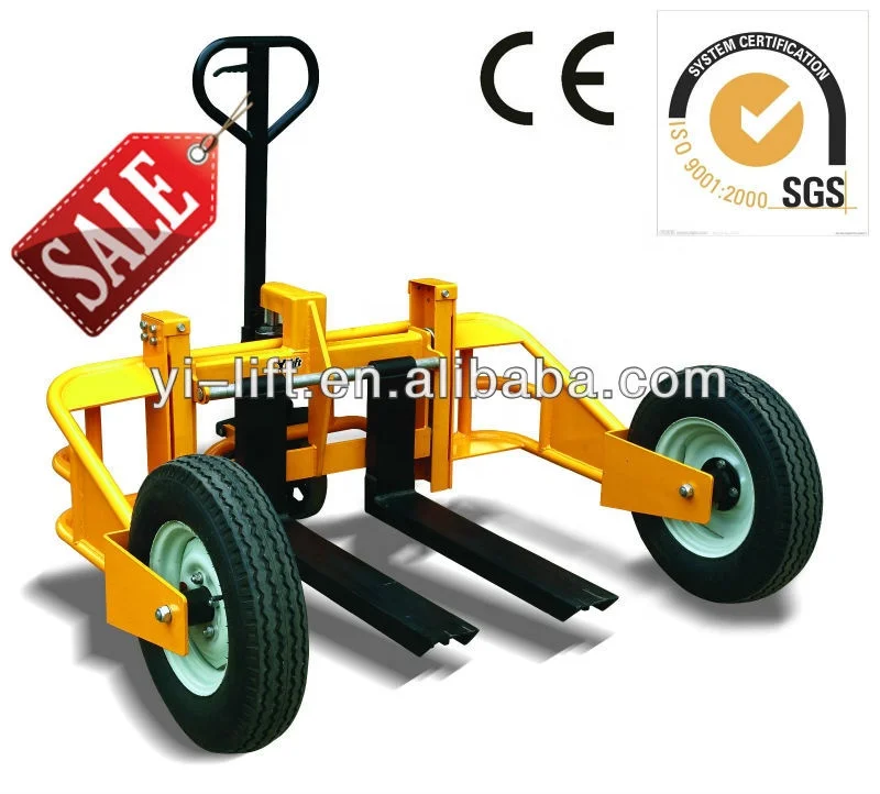 China Good Quality Stainless Steel Rough Terrain Hand Pallet Truck For Sale