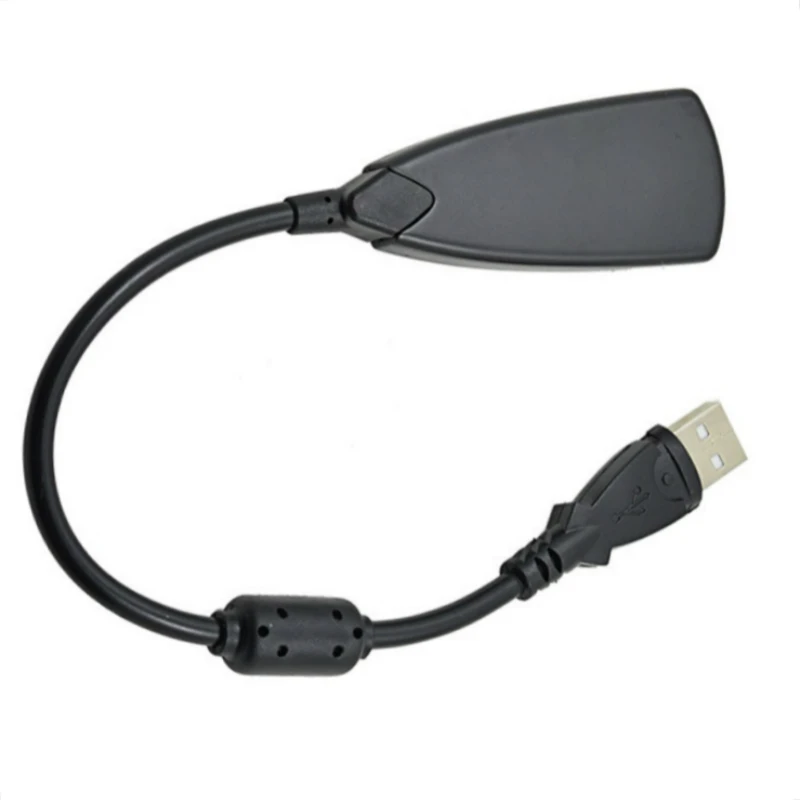  Внешняя звуковая карта USB 7 1 адаптер 5HV2 к 3D CH гарнитура микрофон разъем 3 5