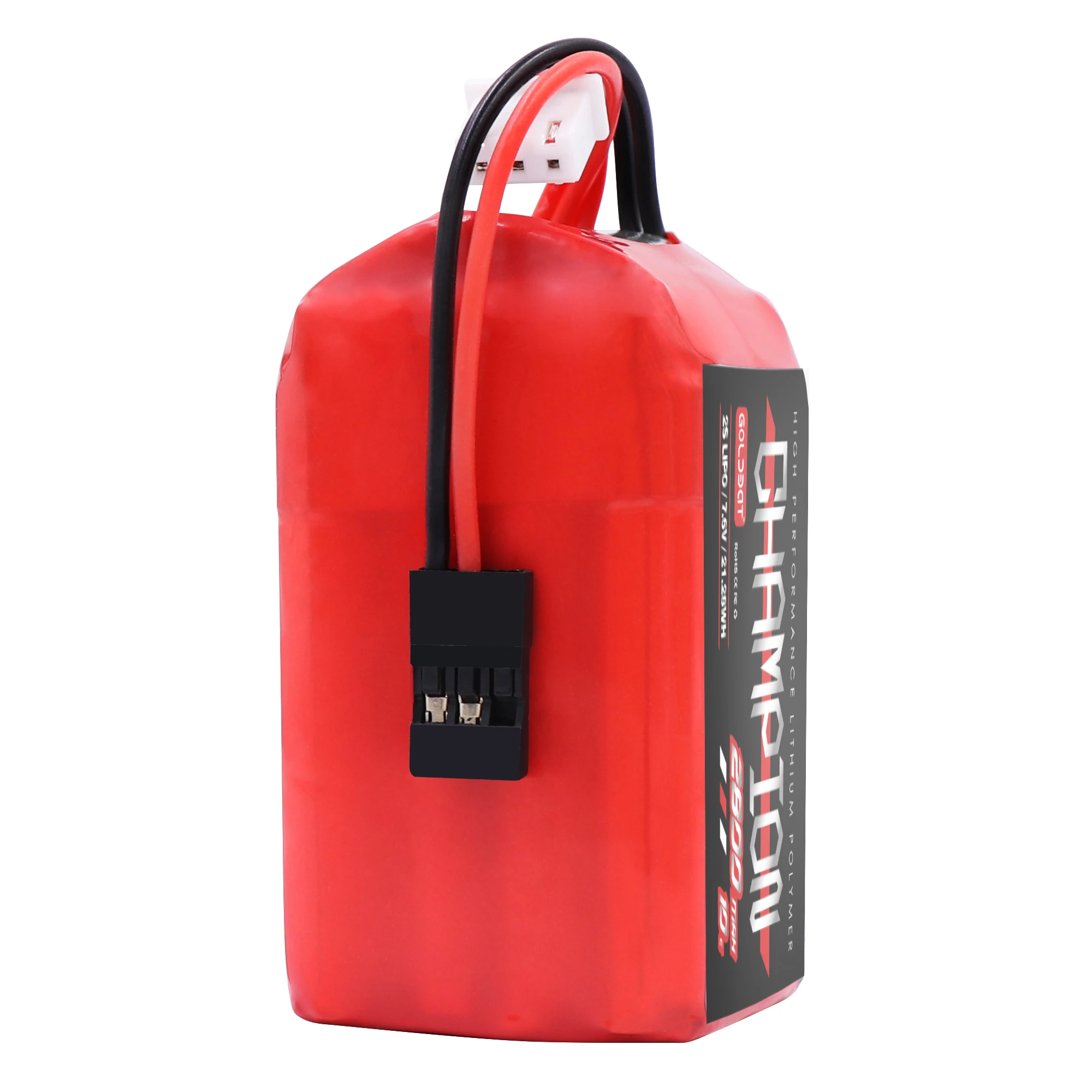 CHAMPION Factory Price 2800mAh 25C 2S 7.6V HV Rechargeable Lithium Battery Pack  airsoft  FPV Helicopter RC Car Drone Battery