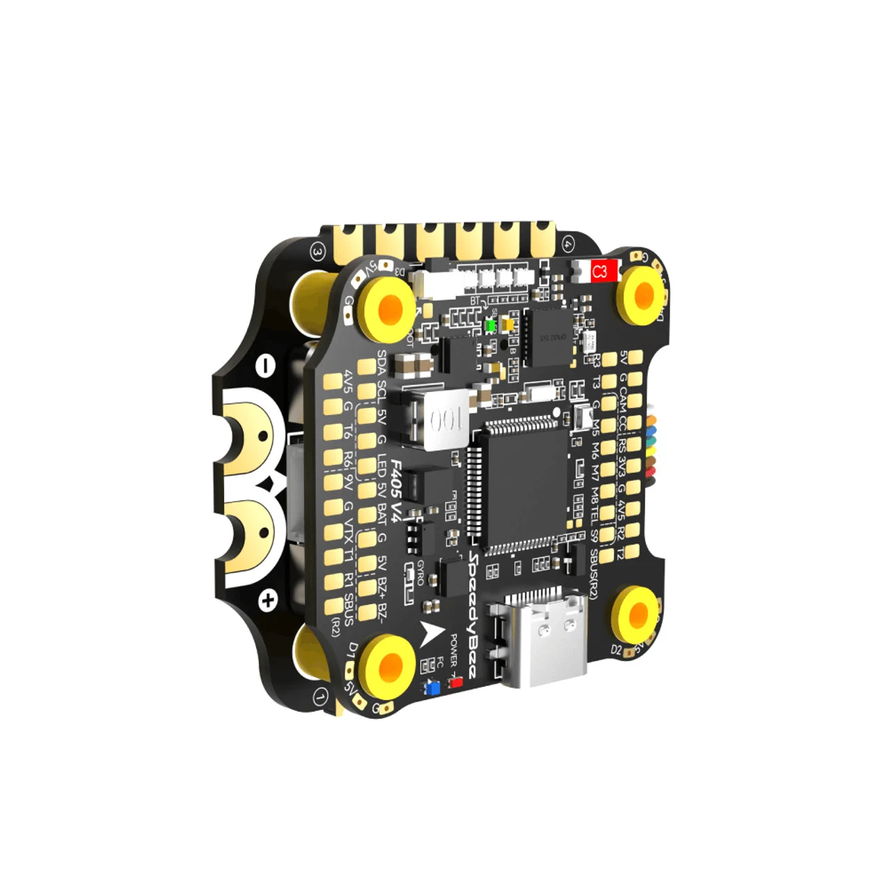 SpeedyBee F405 V4 BLS 60A 30x30 FC ESC Stack STM32F405 Контроллер полета BLHeli S J-H-50 4IN1 для FPV Вольная модель дрона
