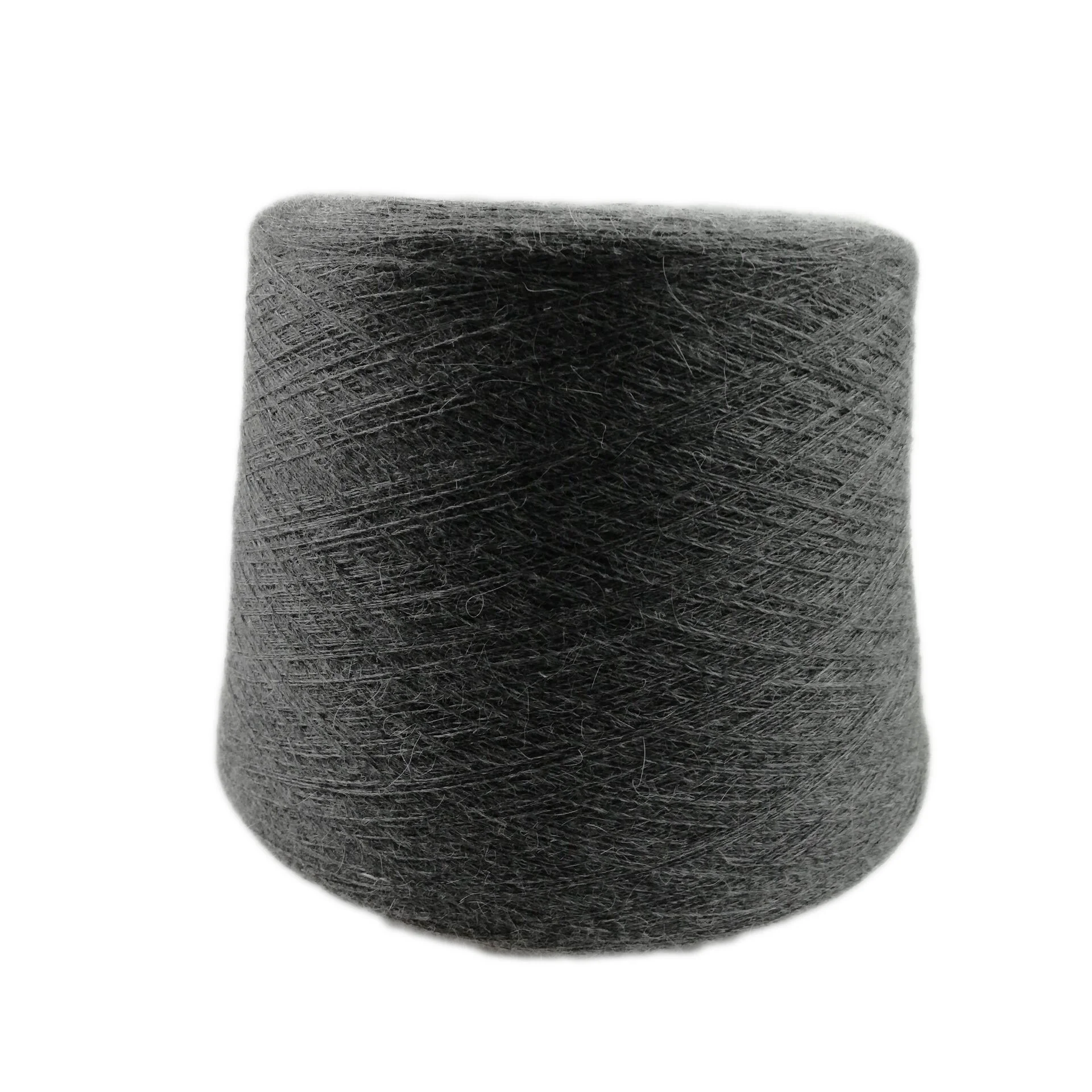 20% Angora Rabbit Fibre Viscose Yarn Blended Angora Wool White or Dyed Ring Spun Raw 50-650TPM 200kgs/color 2weeks-5weeks CN;SHN