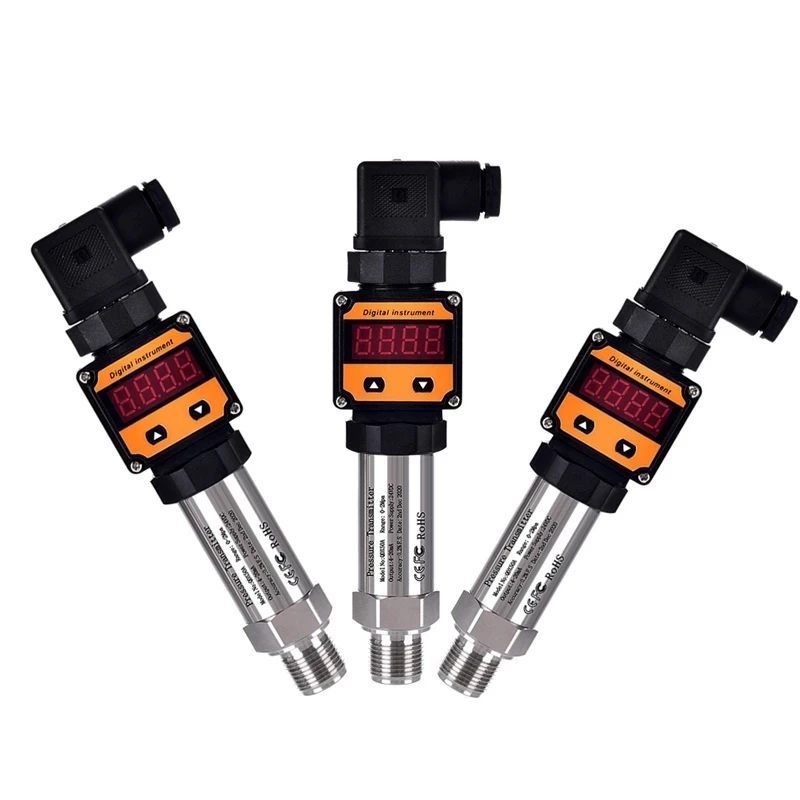 SWK-PE300 LED Display 4-20mA Air Pressure Transmitter Oil Water Pressure Transducer Air Pressure Sensor Transducer