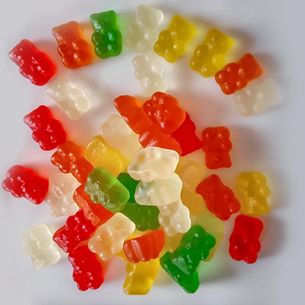 
China Professional Good Taste Gummy Bear Candy Vegetable Fruit Jelly Without Vitamin 