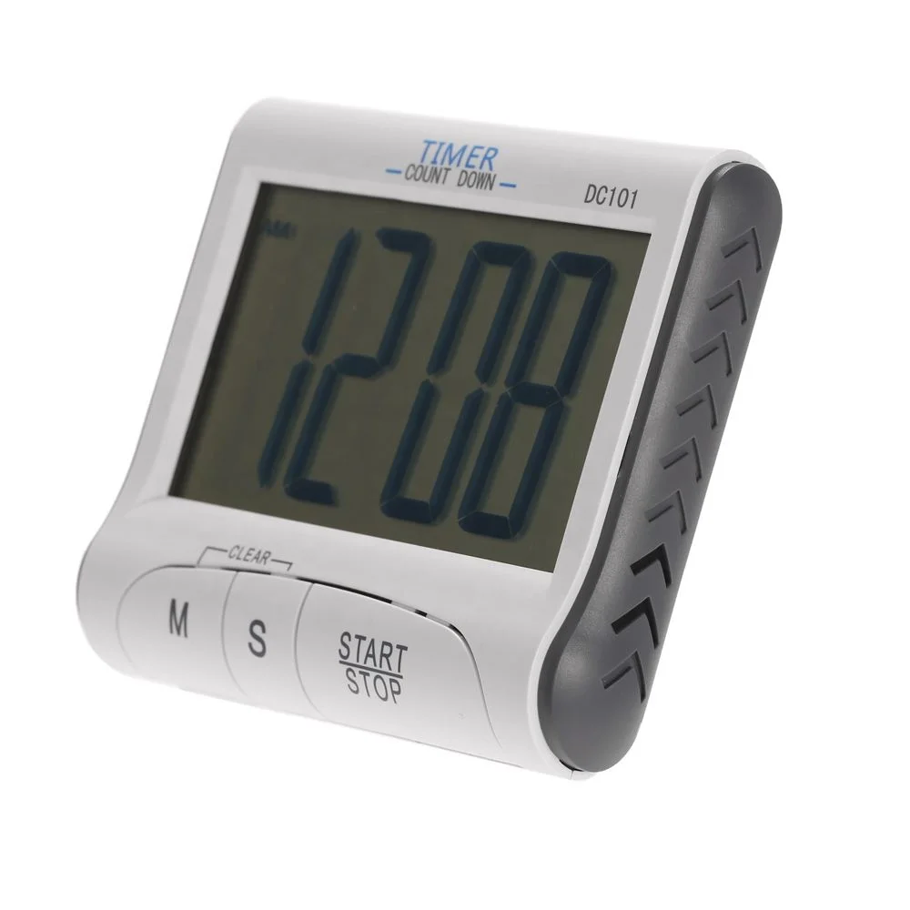 LCD Digital Kitchen Timer Countdown Cooking Timer Count Down Tools big display promotional gift custom logo dropshipping