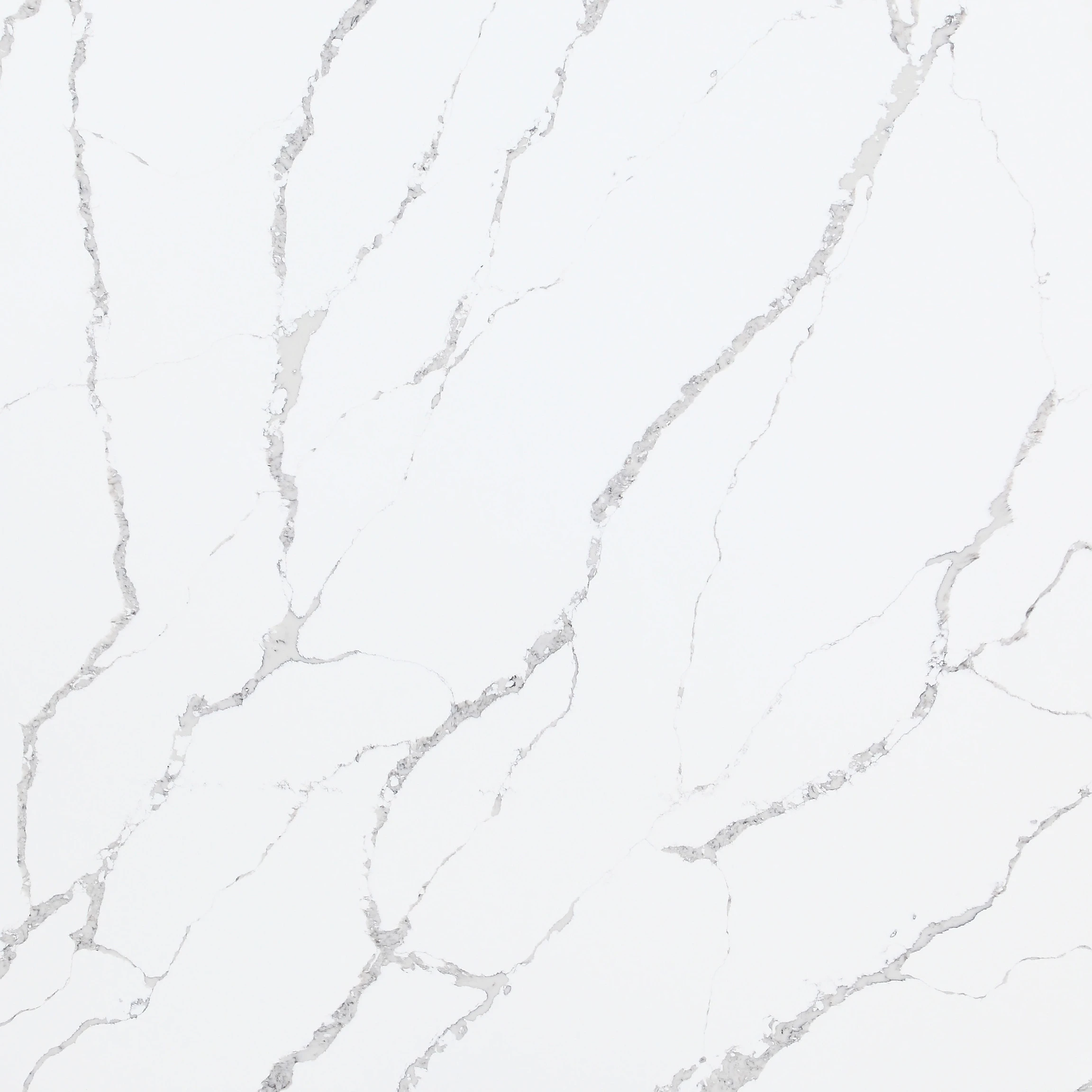Calacatta Quartz stone Artificial tone for kitchen and bathroom countertops