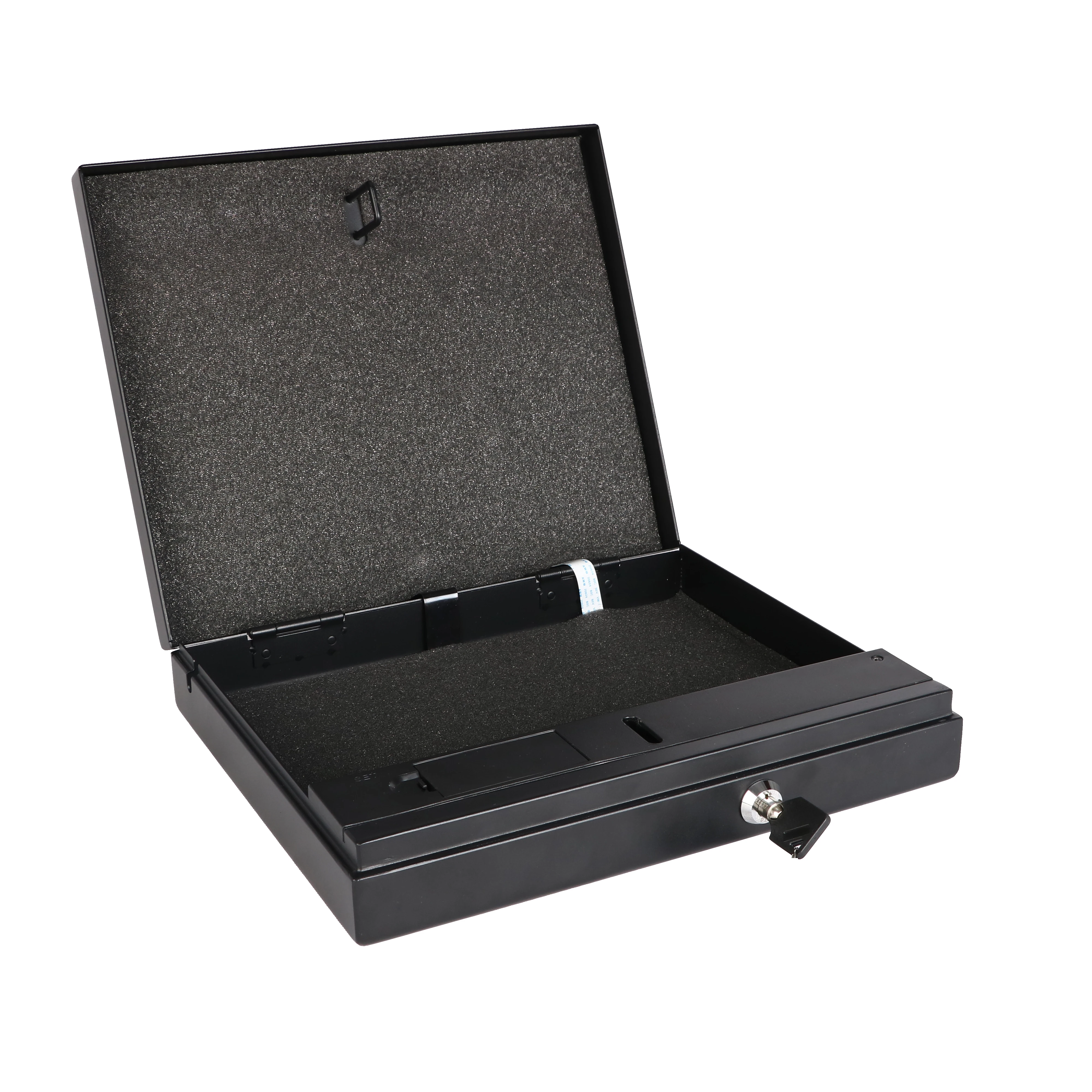 Биометрический пистолет с железной отделкой безопасный быстрым доступом сейф для дома/автомобиля/путешествия отпечатком