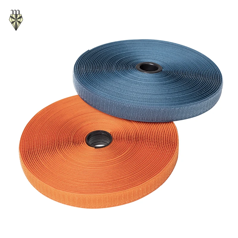 Factory 38mm Fastener Tape 70% polyamide Sticky no Back glue Self Adhesive Hook And Loop With Custom Size And Shapes