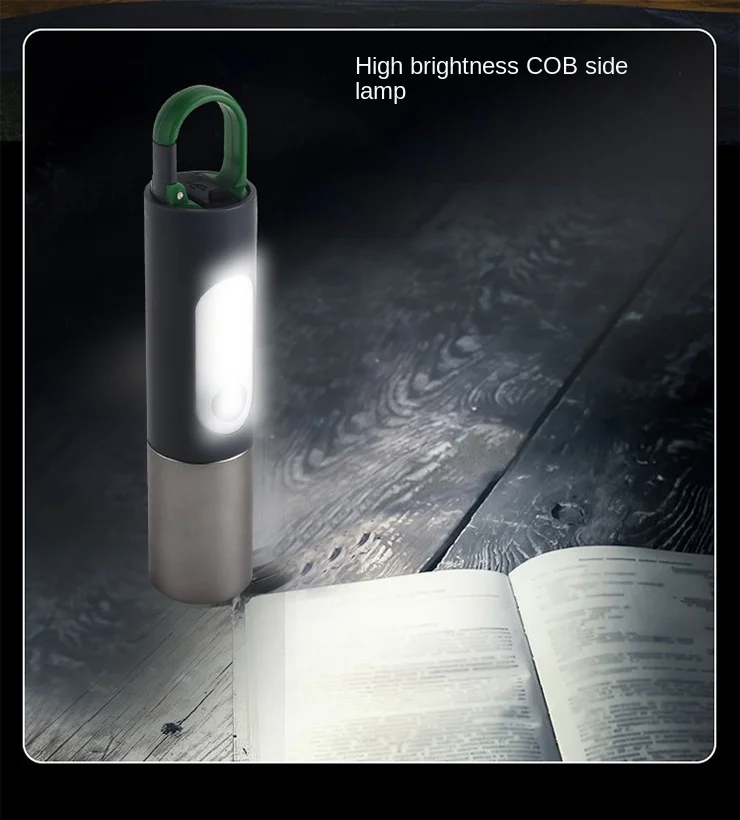 Laser Excited technology provides a more uniform and high brightness lighting effect with a telescopic zoom flashlight