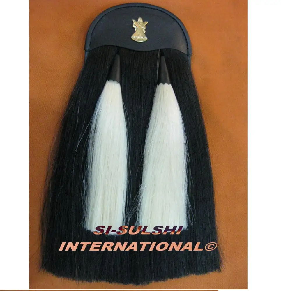 SI - SCOTTISH CAMERON HIGHLANDERS LONG HORSE HAIR SPORRAN