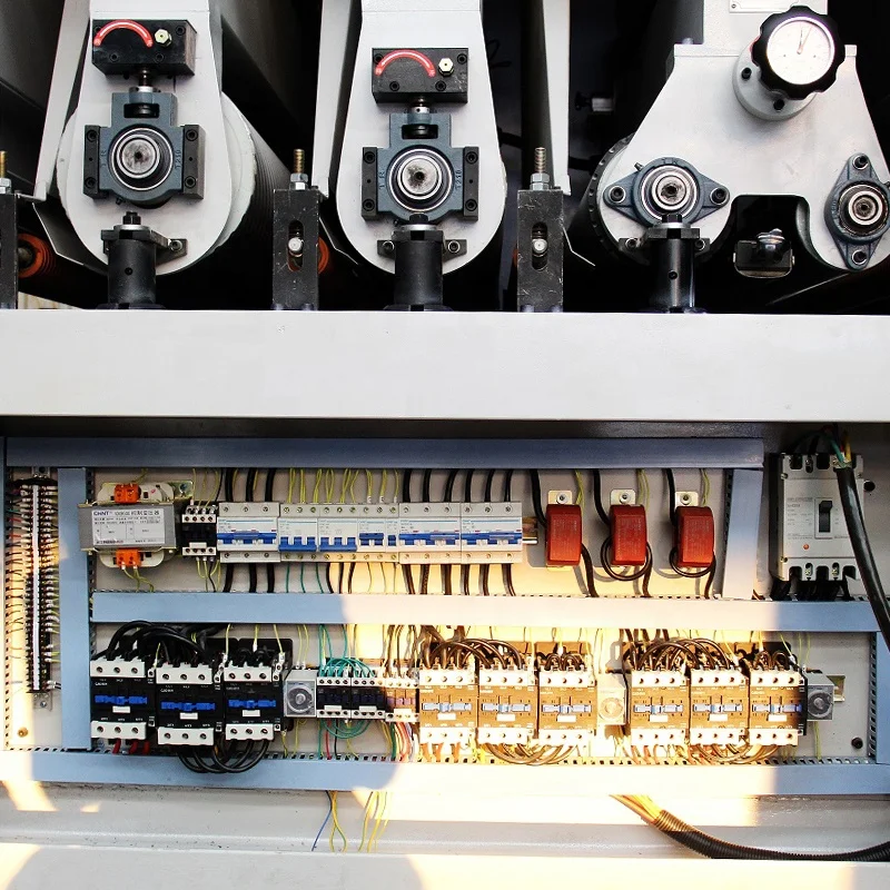 1000mm three sanding Rollers Wide Belt Sander Machine Wood Based Panels Machinery