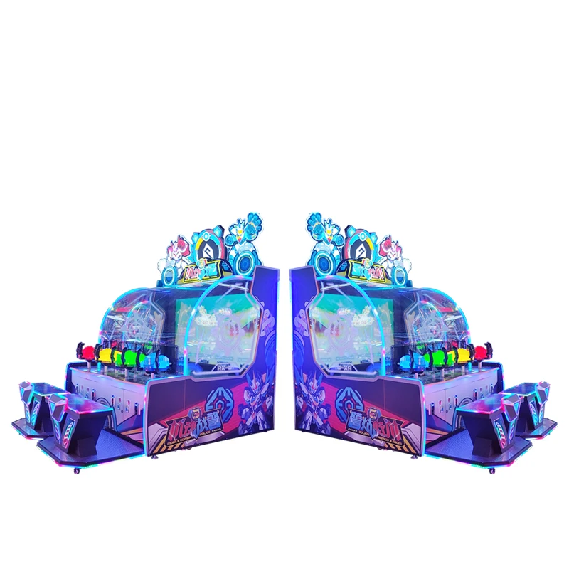 New four-person shooting game console coin-operated game console multi-entry game equipment
