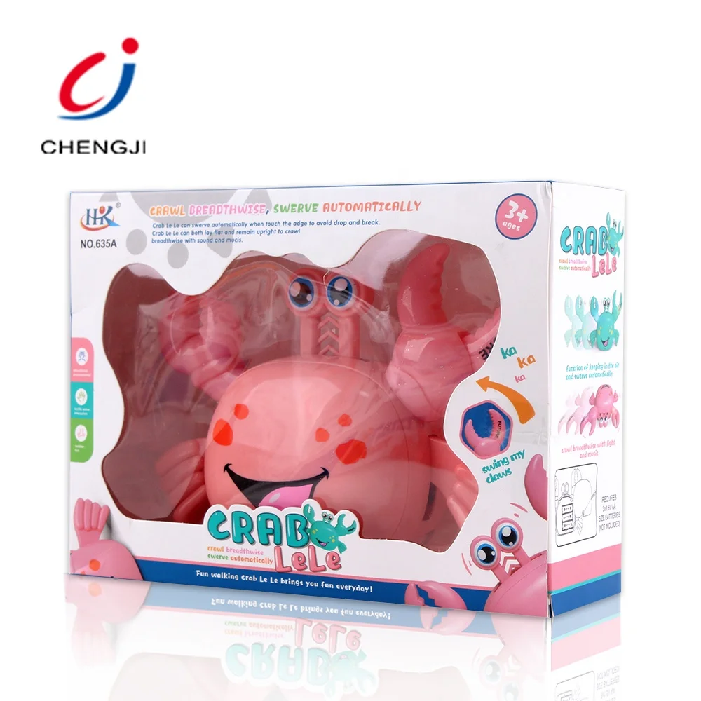 Лидер продаж на Amazon, дешевые пластиковые крабы, китайские электронные детские игрушки для детей
