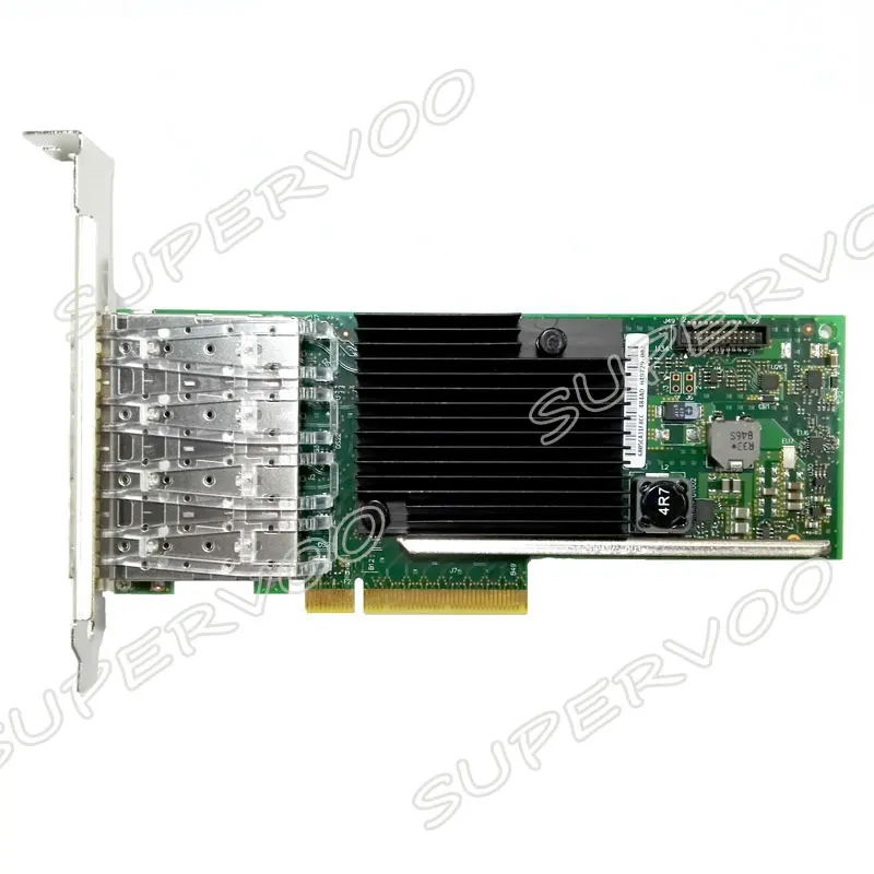 X710 полувысокий четырехъядерный порт 10 Гб DA/SFP + сетевая карта Ethernet EX710DA4G1P5