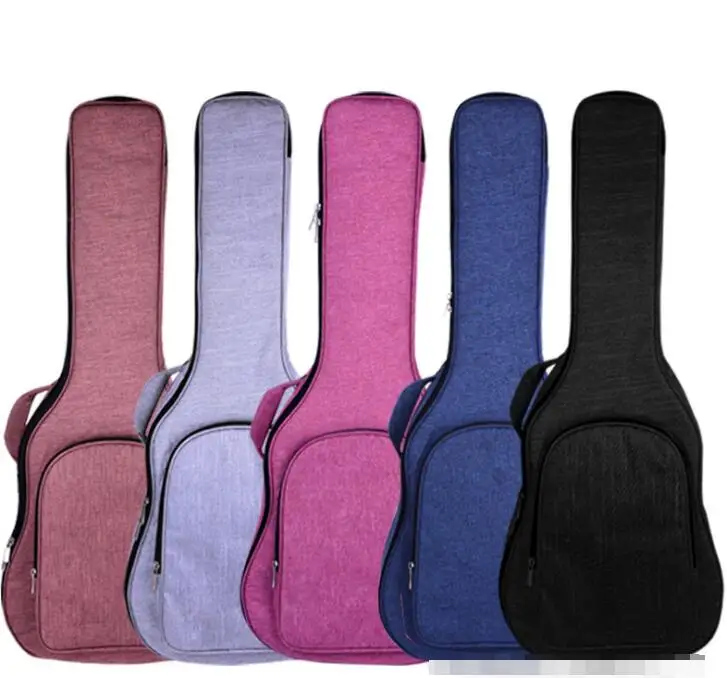 Wholesale 41 inch guitar bag 36 inch 38/39 inch 40 inch folk thick double shoulder piano bag can be customized LOGO