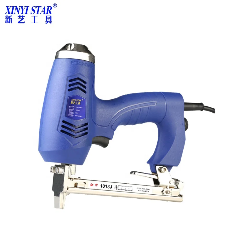 XINYI 1013J AC electric stapler gun machine manual staple gun tacker
