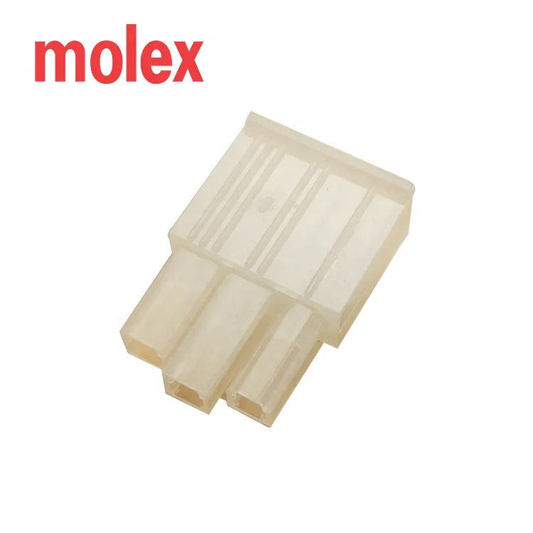 Mini-Fit Jr. Receptacle Housing, Single Row,3 Circuits,Natural,molex,39-01-4030,connector