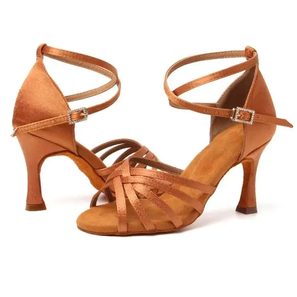 Wholesale Ballroom Latin Dance Shoes Adult High Heel Soft Sole Dance Shoes Latin Salsa Dance Shoes