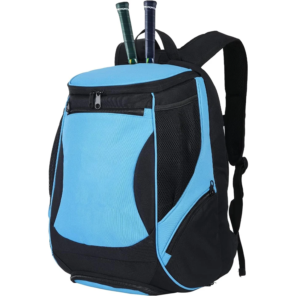 2 Rackets with Ventilated Shoe Compartment Tennis Bag and Professional Tennis Backpack for Men and Women Padded Racket Sling Bag