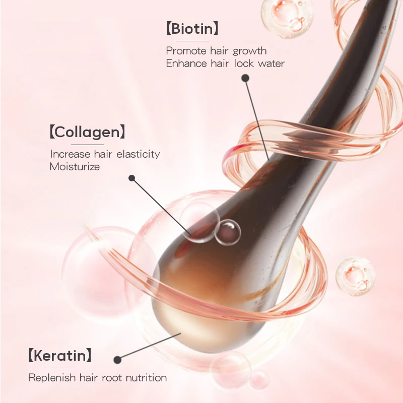 Custom Organic Alcohol-free Nourishing Hydrating Hair Shine Spray Refresh Hair Scent Biotin Hair Perfume Care 2 in 1