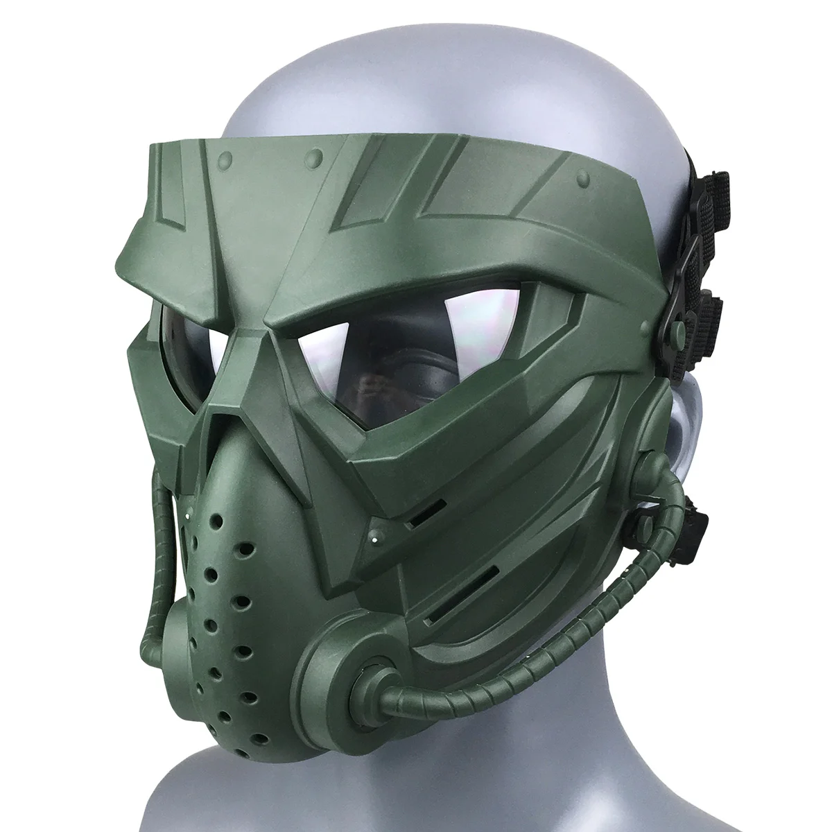 2024 NEW PL Outdoor Tactical Game Profiled Protective Facemask With CE Certification Windproof Paintball Profiled Full Facemask