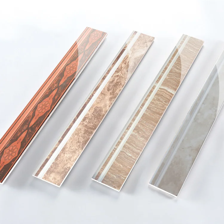Foshan Carrara Buy OEM 100MM Wood Granite Ceramic Marble Glass Light Wall Skirting Floor Tiles Board For Kitchen
